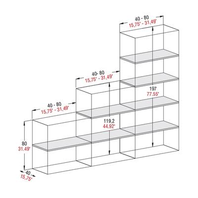 Illustrazione misure Armadio METRIK