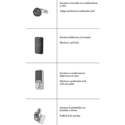 Tipologie di serrature disponibili