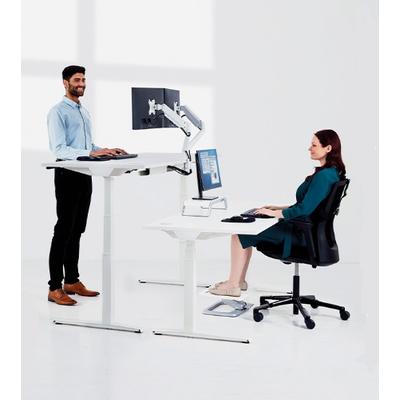 Disponibile su richiesta scrivania regolabile in altezza Cambio Bench by Fellowes   